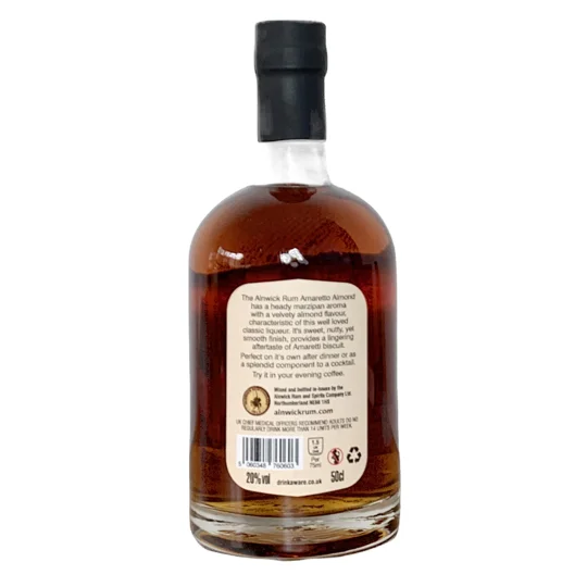 Alnwick Amaretto Almond Rum Liqueur 50cl