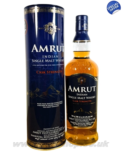 Amrut Single Malt Cask Strength Whisky 70cl
