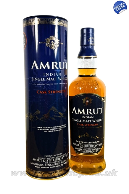 Amrut Single Malt Cask Strength Whisky 70cl