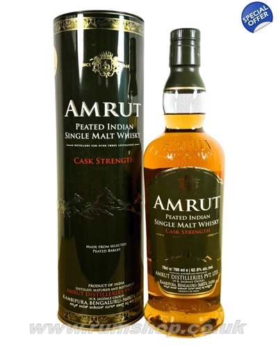 Amrut Peated Cask Strength Whisky 70cl