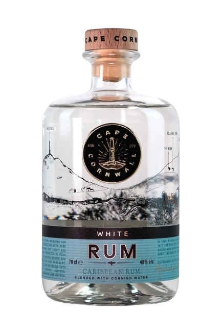 Cape Cornwall White Rum 70cl
