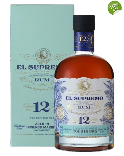 El Supremo 12 Years Old Rum - 70cl