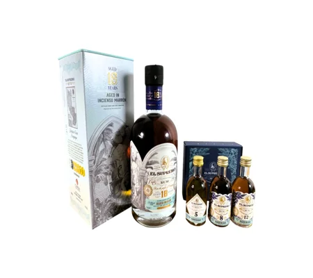 El Supremo 18 Years Old Rum with FREE minis - 70cl