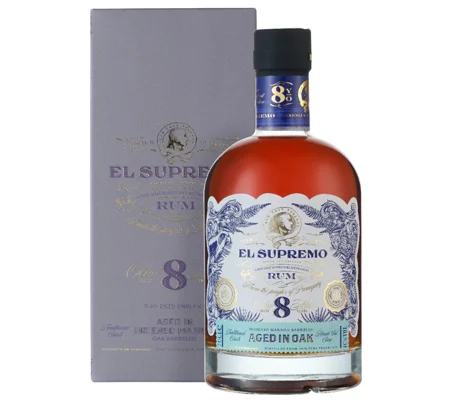 El Supremo 8 Years Old Rum - 70cl