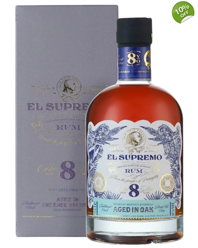El Supremo 8 Years Old Rum - 70cl