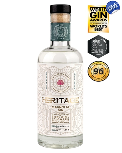 Heritage Magnolia Gin 50cl Heritage Magnolia Gin 50cl