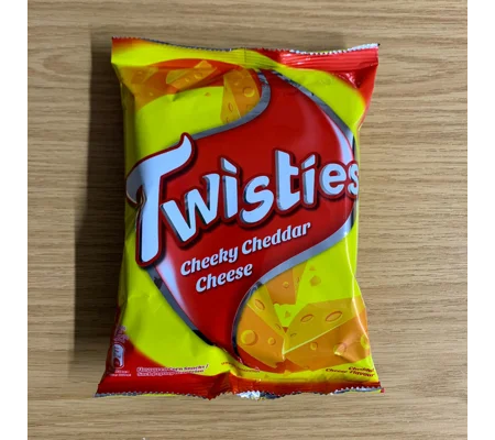 Twisties Cheeky Cheddar Cheese (Pack of 2)