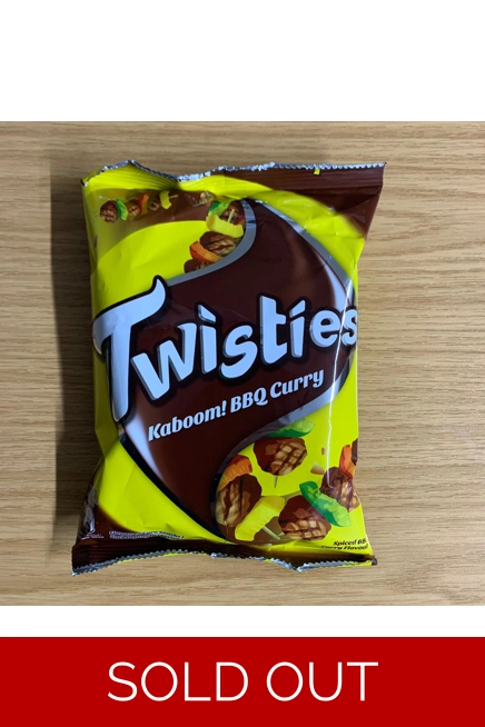 Twisties Kaboom BBQ Curry (Pack of 2)