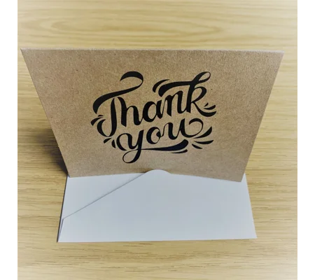 Thank you card Bold