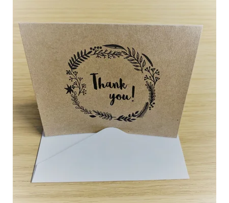 Thank you card circle