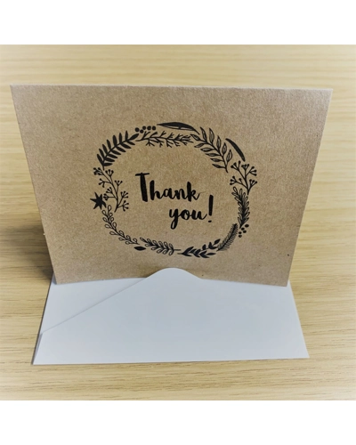 Thank you card circle