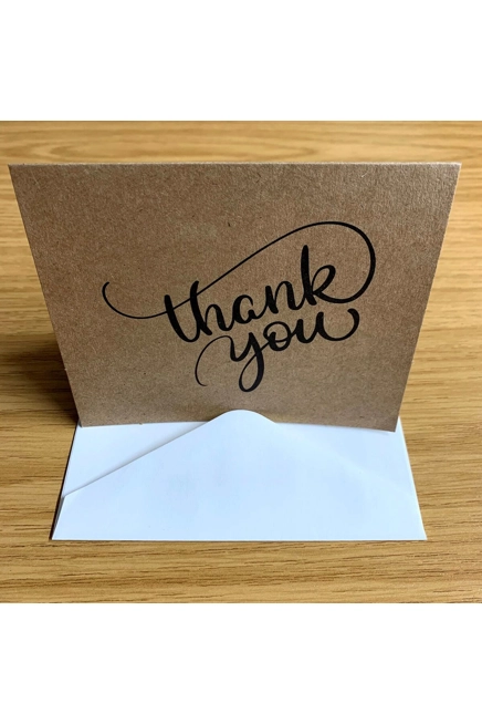 Thank you card plain