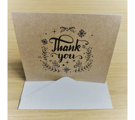 Thank you card stars