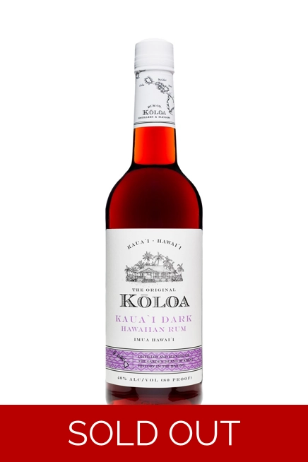 Koloa Kaua'i Dark Rum 70cl