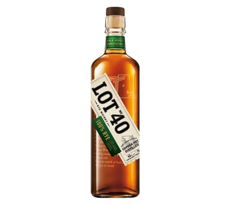 Lot 40 Rye Whisky 70cl