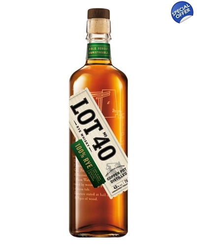 Lot 40 Rye Whisky 70cl