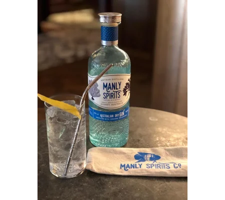 Manly Spirits Australian Dry Gin with FREE Straw Kit