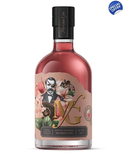 Mercian Raspberry Bramble Gin 70cl