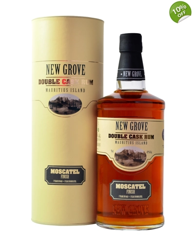 New Grove Double Cask Rum Moscatel Finish 70cl