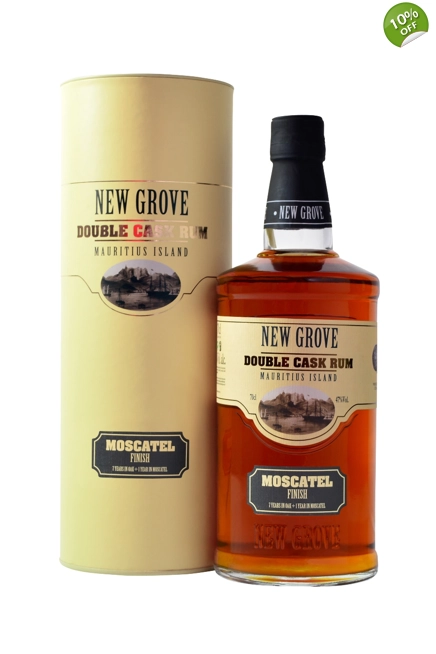 New Grove Double Cask Rum Moscatel Finish 70cl