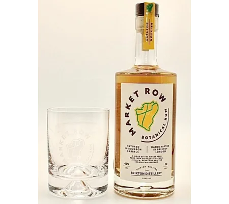 Market Row Botanical Rum with FREE tasting glass