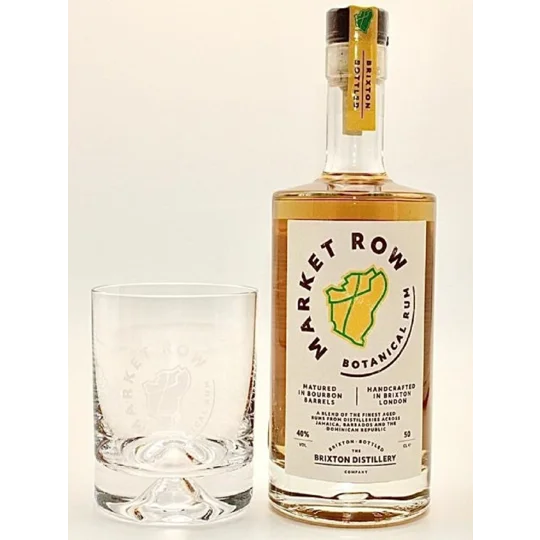 Market Row Botanical Rum with FREE tasting glass