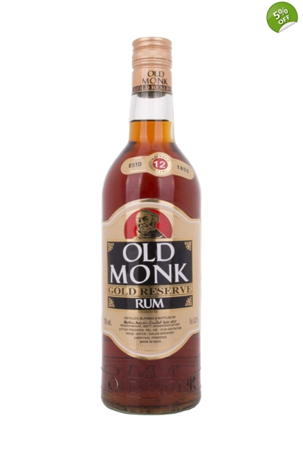 Old Monk 12 YO Gold Reserve Rum 75cl