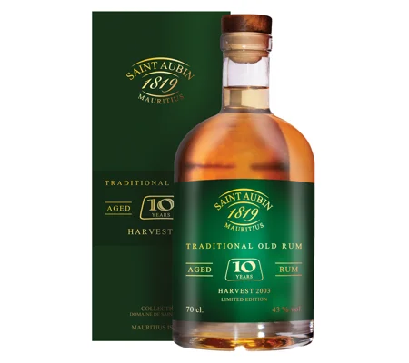 St Aubin 10 Year Old Rum 70cl