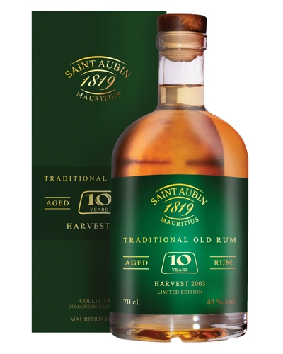 St Aubin 10 Year Old Rum 70cl