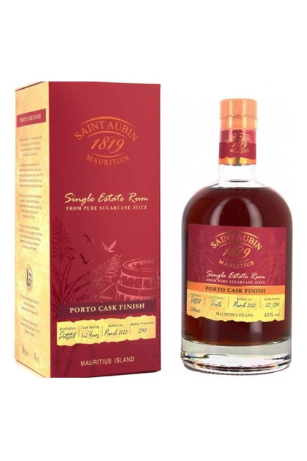 Saint Aubin Porto Cask Finish Rum 50cl