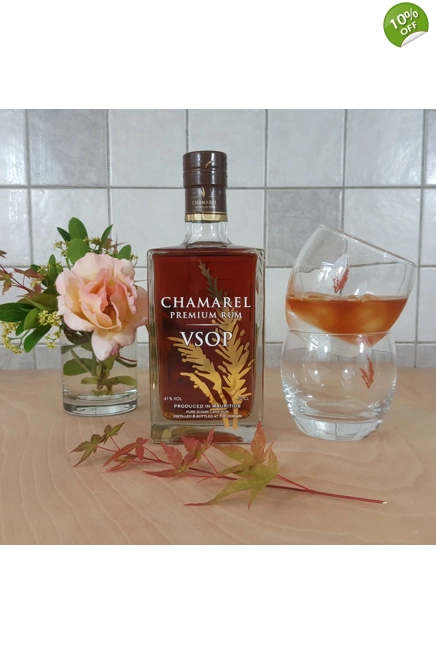 Chamarel VSOP Gift Set 70cl