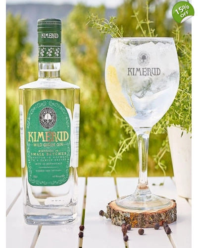 Kimerud Wild Grade Gin Glass Gift set