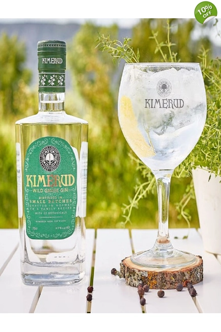 Kimerud Wild Grade Gin Glass Gift set