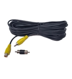 10m AV Extension Cable Male/Female Plus Double Male Adapter RCA