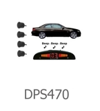 4 Rear Parking Sensors - Audio & Dash Display - Wireless