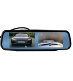 Twin Screen Clip Over Mirror Mounting Monitor
