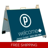 Place Welcome Portable 60x45cm A-Frame..