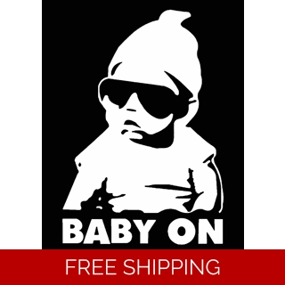 Baby On Board Cool Dude..