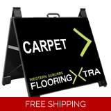 FLOORING XTRA Portable 60x45 cm A-Fram..