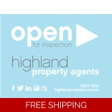 Highland Property Agents Open 60x45cm ..