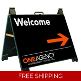 One Agency Welcome Portable 60x45cm A-..