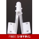 White Hinge x 2