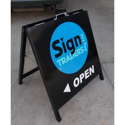 High Quality Metal A Frame Sign 60x60cm Printed Australia Made