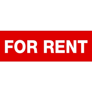 FOR RENT Sticker