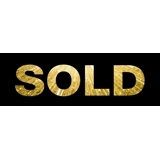 SOLD BLACK AND GOLD Sticker 60X20cm