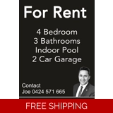 Printed 5mm Corflute Sign Single Sided..