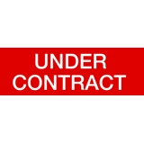 Under Contract sticker 60x20cm