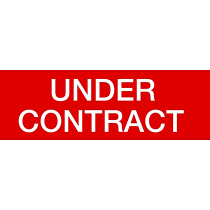 Under Contract sticker 60x20cm