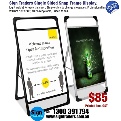 Snap A-Frame Single Sided