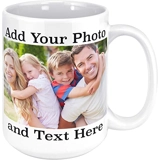 Printed White Mug